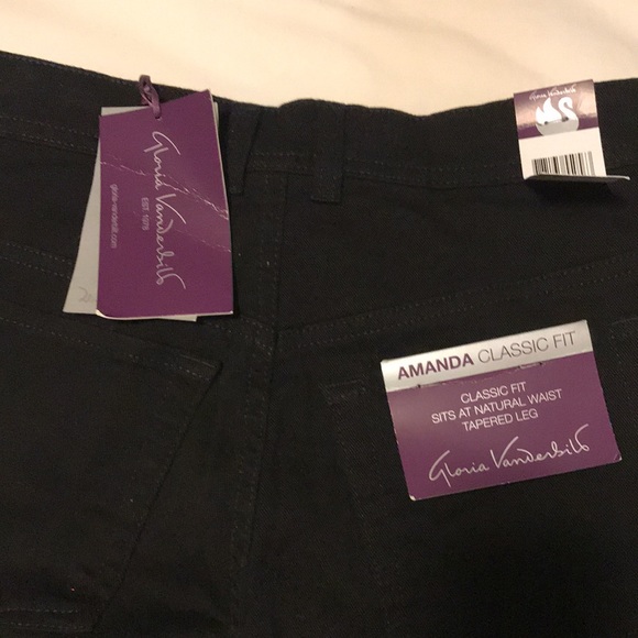 🎁NWT size 10P Gloria Vanderbilt black jeans - Picture 10 of 15